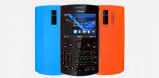 Nokia Asha 205 Front and Back View
