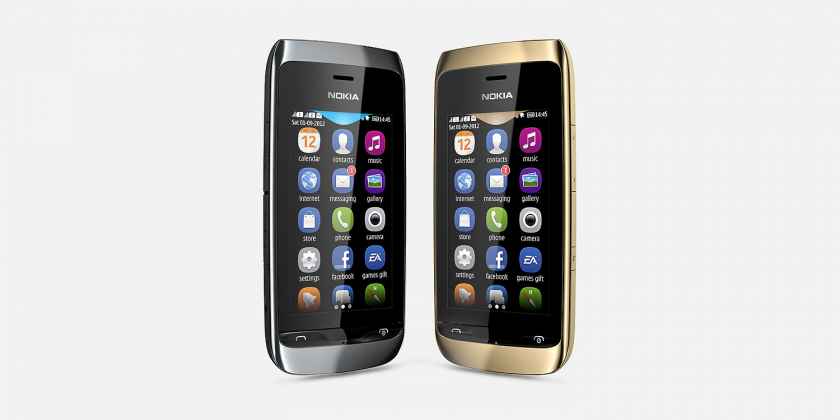 Nokia Asha 308 Overall View Nokia Asha 308 Overall View