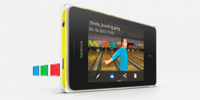Nokia Asha 502 Front View