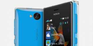 Nokia Asha 503 Front and Back View