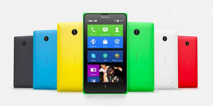 Nokia X Plus Front and Back View