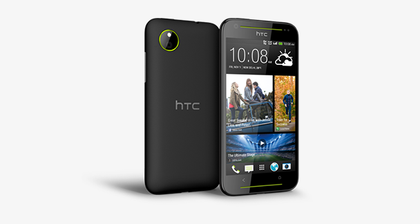 HTC Desire 700 Front and Back View HTC Desire 700 Front and Back