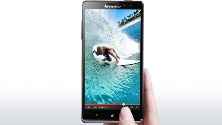 Lenovo VIBE Z Front View Lenovo VIBE Z