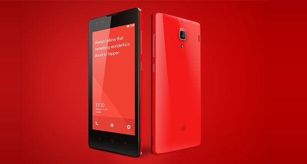 Xiaomi Redmi 1S Front and Back View Xiaomi Redmi 1S
