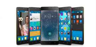 Alcatel One Touch Idol X Front and Side View