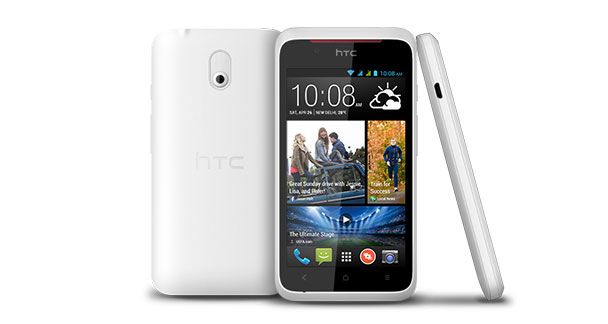 HTC Desire 210 Front and Back View