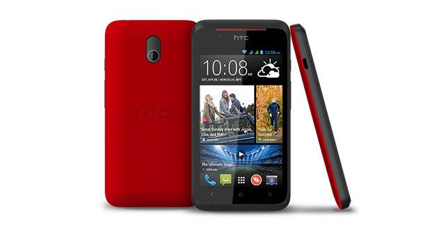 HTC Desire 210 Front and Side View