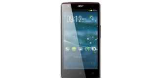 Acer Liquid E3 Front View