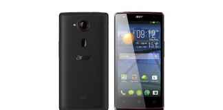 Acer Liquid E3 Front and Back View
