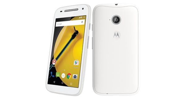 Motorola Moto E (2nd Gen) Front & Back View