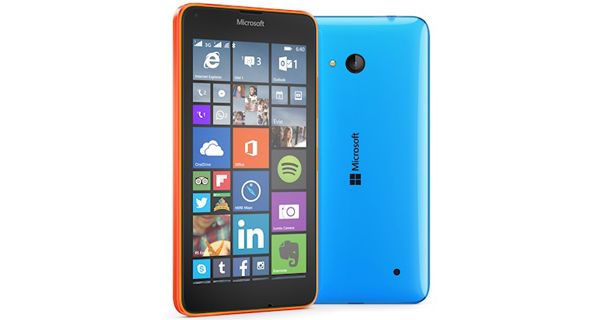 Microsoft Lumia 640 XL Dual Front & Back View Microsoft Lumia 640 XL Dual Front & Back View