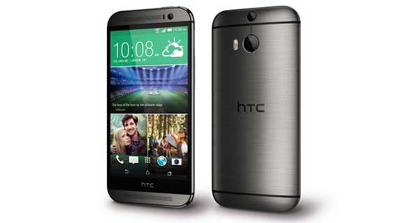 HTC M8S Front and Back View