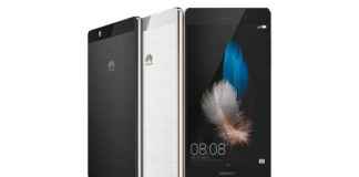 Huawei P8 Lite Front and Back View