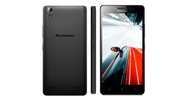 Lenovo A6000 Plus Front and Back View