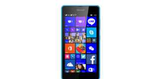 Microsoft Lumia 540 Front View