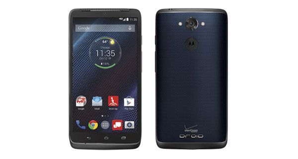 Motorola Droid Turbo Front and Back View