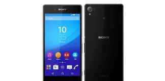 Sony Xperia Z3 Plus Front and Back Black