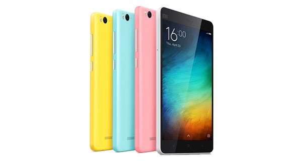 Xiaomi Mi 4i Front and Back View