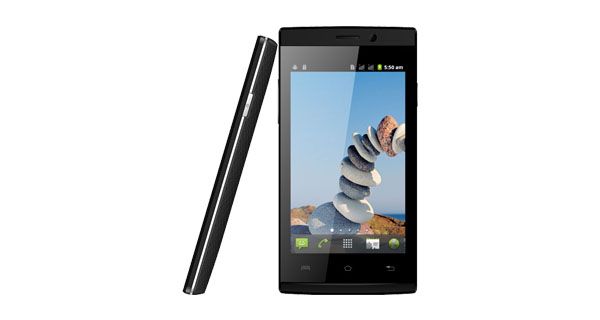 Lava Iris 100 Lite Front and Side View
