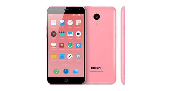 Meizu M1 Note Front and Back View Meizu M1 Note Front and Back View