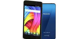 Panasonic Eluga L 4G Front and Back View