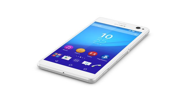 Sony Xperia C4 White Top View Sony Xperia C4 White Top View