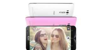 Asus Zenfone Selfie Front and Back View