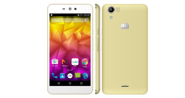 Micromax Canvas Selfie Lens Q345 Overall