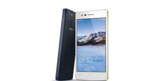 Oppo Neo 5 Front and Back View