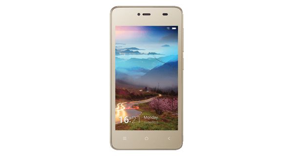 Gionee Pioneer P2M Front Golden