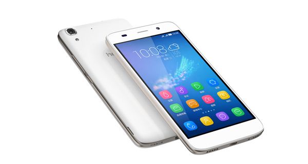 Huawei Honor 4A Front and Top View