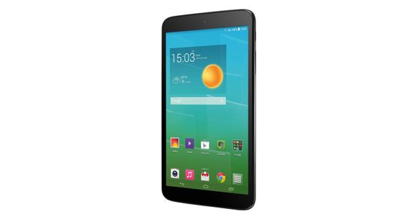 Alcatel OneTouch Pop 8S Front and Side View Alcatel OneTouch Pop 8S Front and Side View