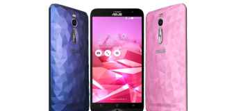 Asus Zenfone 2 Deluxe Front and back View