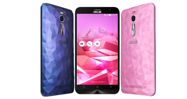 Asus Zenfone 2 Deluxe Front and back View
