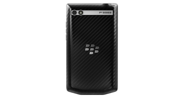 BlackBerry Porsche Design P'9983 Graphite Back View