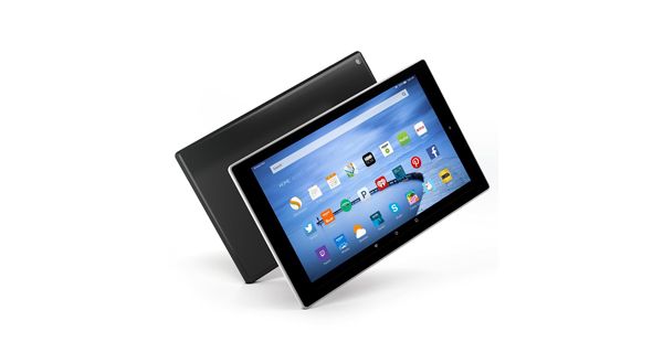 Amazon Fire HD 10 Front and Back View