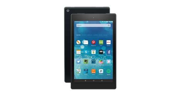 Amazon Fire HD 8 Front and Back