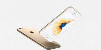 Apple iPhone 6s Plus Front and Top View