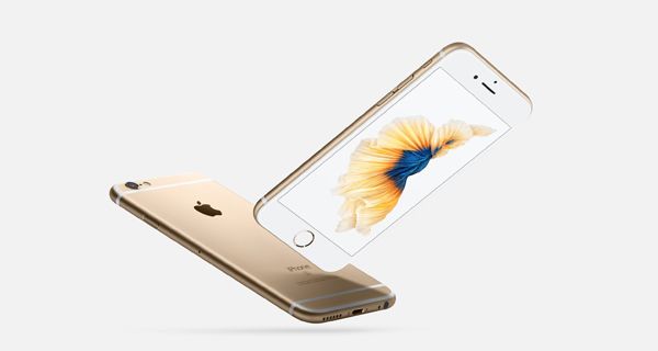 Apple iPhone 6s Plus Front and Top View