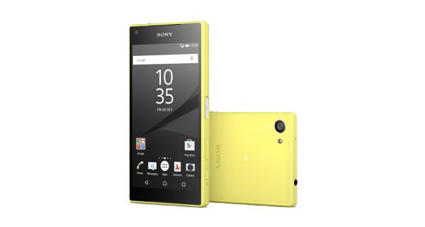 Sony Xperia Z5 Compact Front View Sony Xperia Z5 Compact Front View