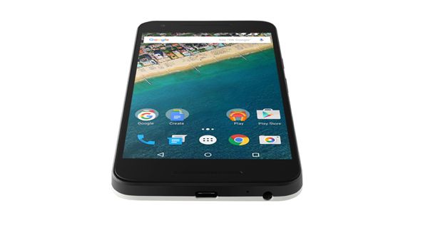 Google Nexus 5X Top View