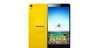 Lenovo K3 Note Music Side View Front and Back View