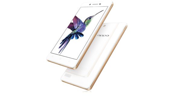 Oppo Neo 7 Front and Back View