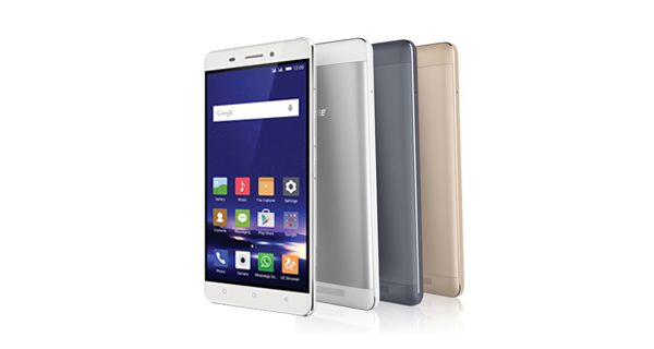 Gionee Marathon M5 Front and Back View Gionee Marathon M5 Front and Back View