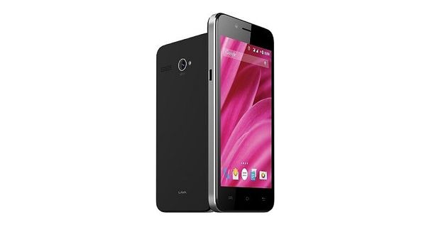 Lava Iris Atom 2X Front and Back View