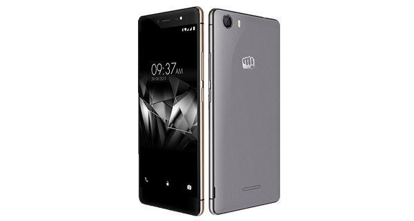 Micromax Canvas 5 Front and Back View Micromax Canvas 5 Front and Back View