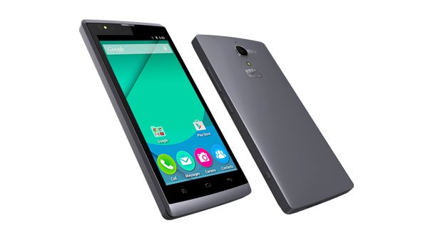 Micromax Canvas Blaze 4G Plus Front and Back View