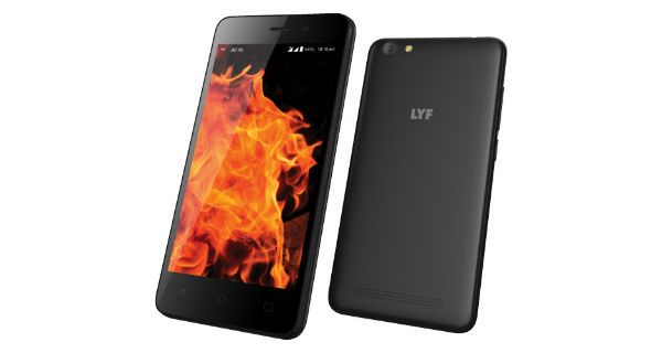 Reliance Jio LYF Flame 1 Front and Back