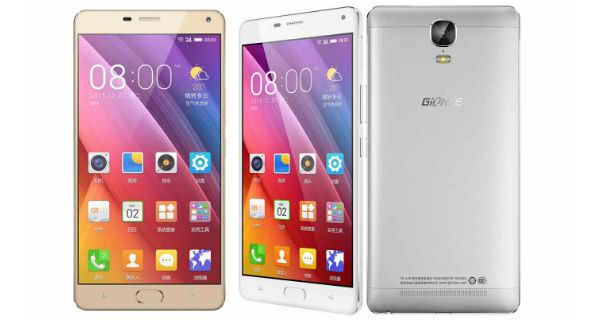 Gionee Marathon M5 Plus Front and Back Gionee Marathon M5 Plus Front and Back