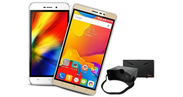 Karbonn Quattro L52 and Titanium Mach Six With VR Headsets
